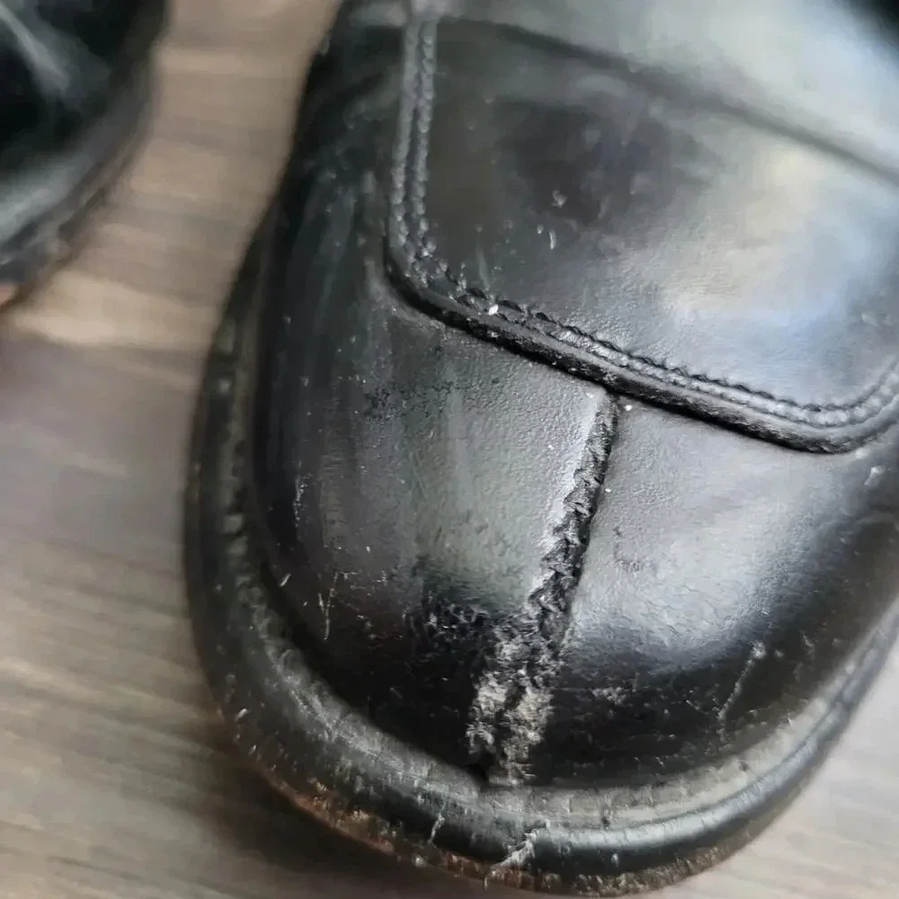 Allen Edmonds Mens Delray Leather Dress Shoes Split Toe Oxford Black Size 13